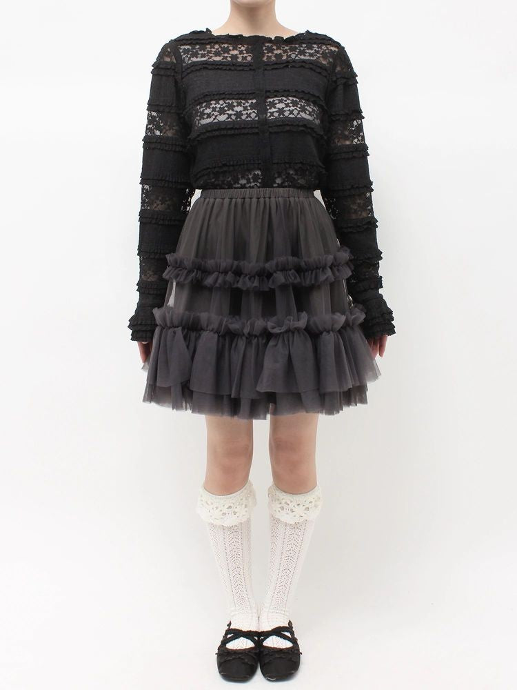 merry jenny｜Tutulle mini skirt