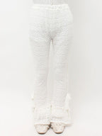 merry jenny｜Side-ribbon lace pants