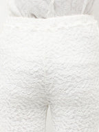 merry jenny｜Side-ribbon lace pants