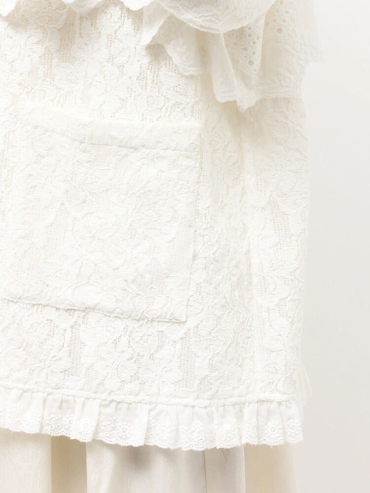 merry jenny｜Lace Zip-Up Blouson