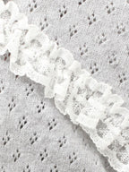 merry jenny｜Ruffle Frill Knit Cardigan