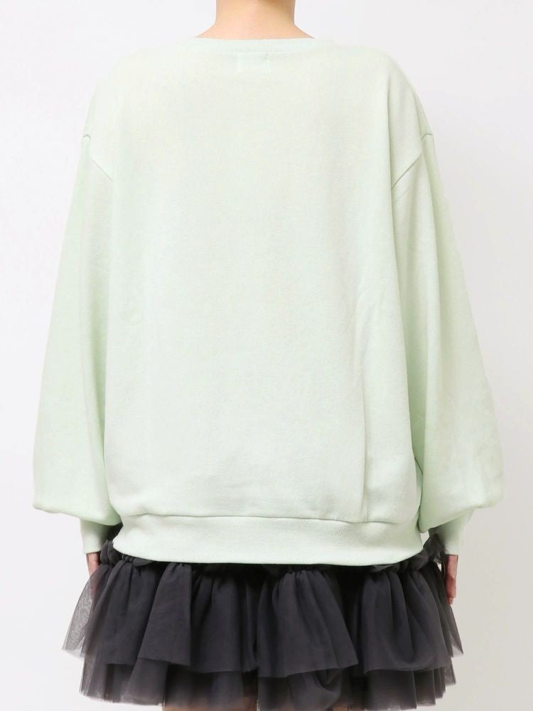 merry jenny｜Bouquet Corsage Sweatshirt