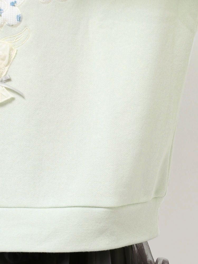 merry jenny｜Bouquet Corsage Sweatshirt