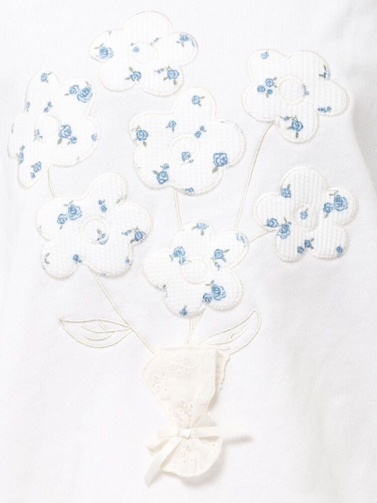 merry jenny｜Bouquet Corsage Sweatshirt