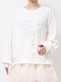 merry jenny｜Bouquet Corsage Sweatshirt
