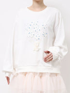 merry jenny｜Bouquet Corsage Sweatshirt
