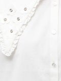 merry jenny｜Flower Eyelet Blouse