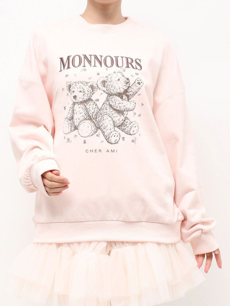 merry jenny｜Twin Bears Sweatshirt