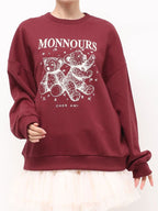 merry jenny｜Twin Bears Sweatshirt