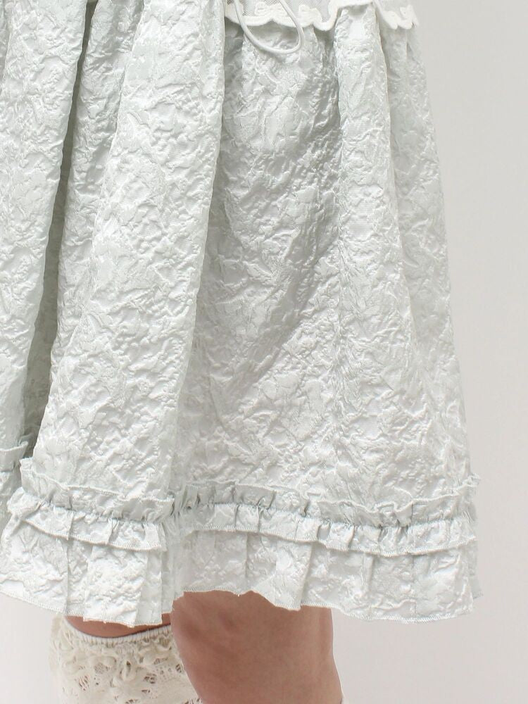 merry jenny｜Jacquard Hooded Mini Dress