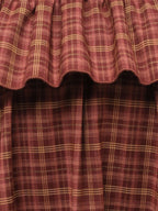 merry jenny｜Plaid Frill Shirt Mini Dress