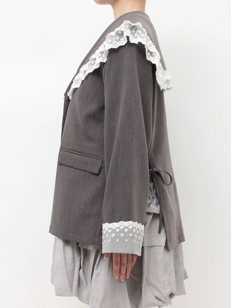 merry jenny｜Lace Sailor Jacket