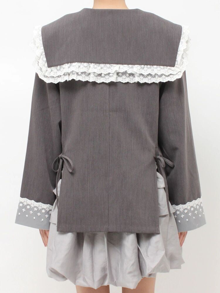 merry jenny｜Lace Sailor Jacket