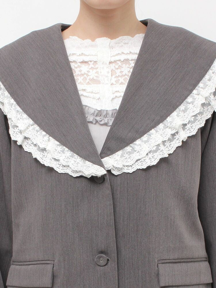 merry jenny｜Lace Sailor Jacket
