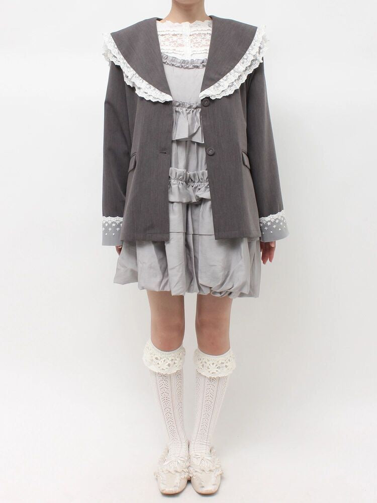 merry jenny｜Lace Sailor Jacket