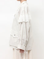 merry jenny｜Lace Military Jacket