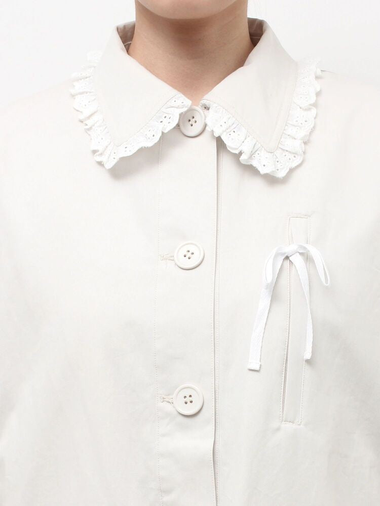 merry jenny｜Lace Military Jacket