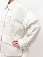 merry jenny｜Lace Military Jacket