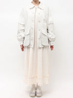 merry jenny｜Lace Military Jacket