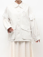 merry jenny｜Lace Military Jacket