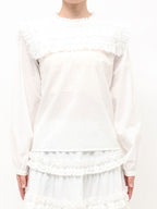 merry jenny｜Lace Sailor Blouse
