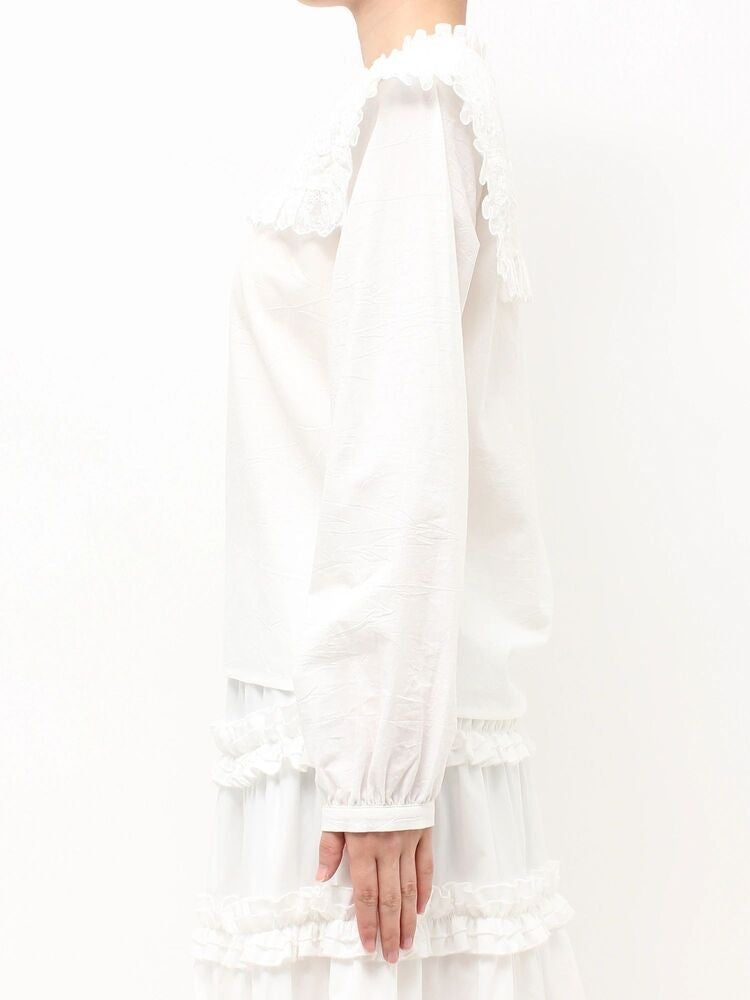 merry jenny｜Lace Sailor Blouse