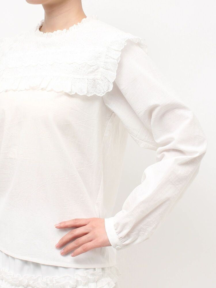 merry jenny｜Lace Sailor Blouse