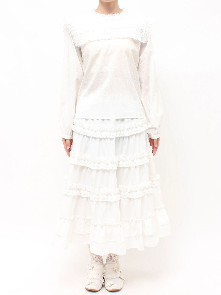 merry jenny｜Lace Sailor Blouse