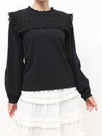 merry jenny｜Lace Sailor Blouse
