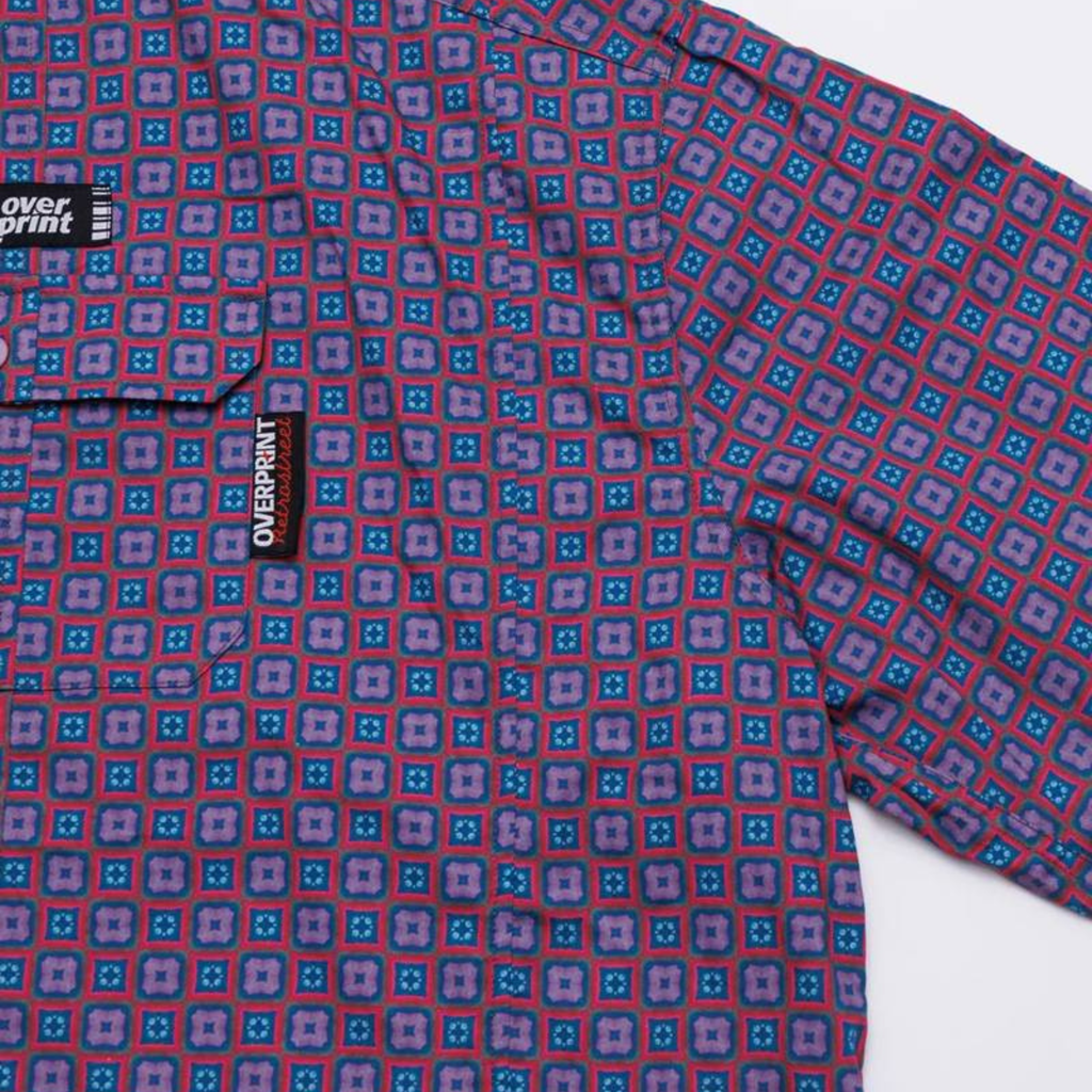 Over Print BREAK WIDE SHIRTS FLOWER 滿版花卉寬版短袖襯衫
