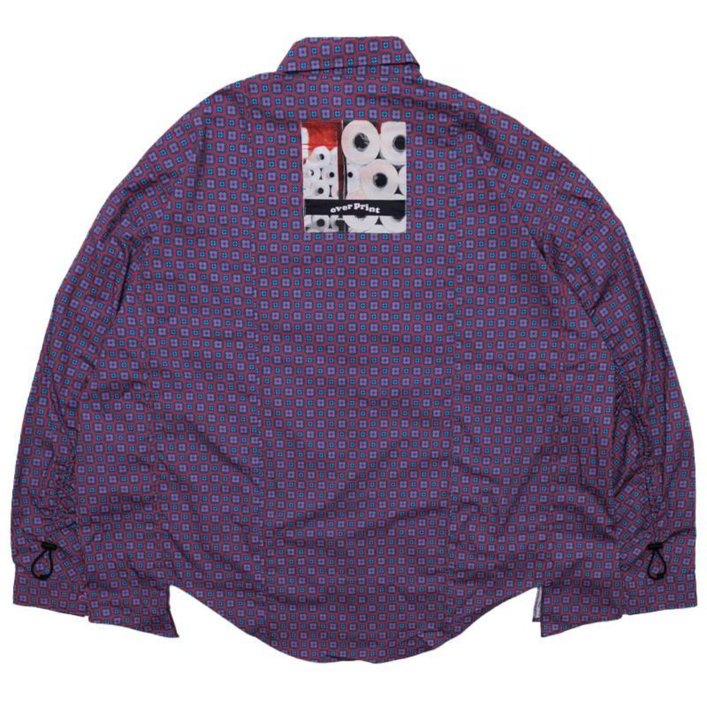 Over Print BREAK WIDE SHIRTS FLOWER 滿版花卉寬版短袖襯衫