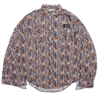Over Print BREAK WIDE SHIRTS PAISLEY 滿版變形蟲寬版短袖襯衫