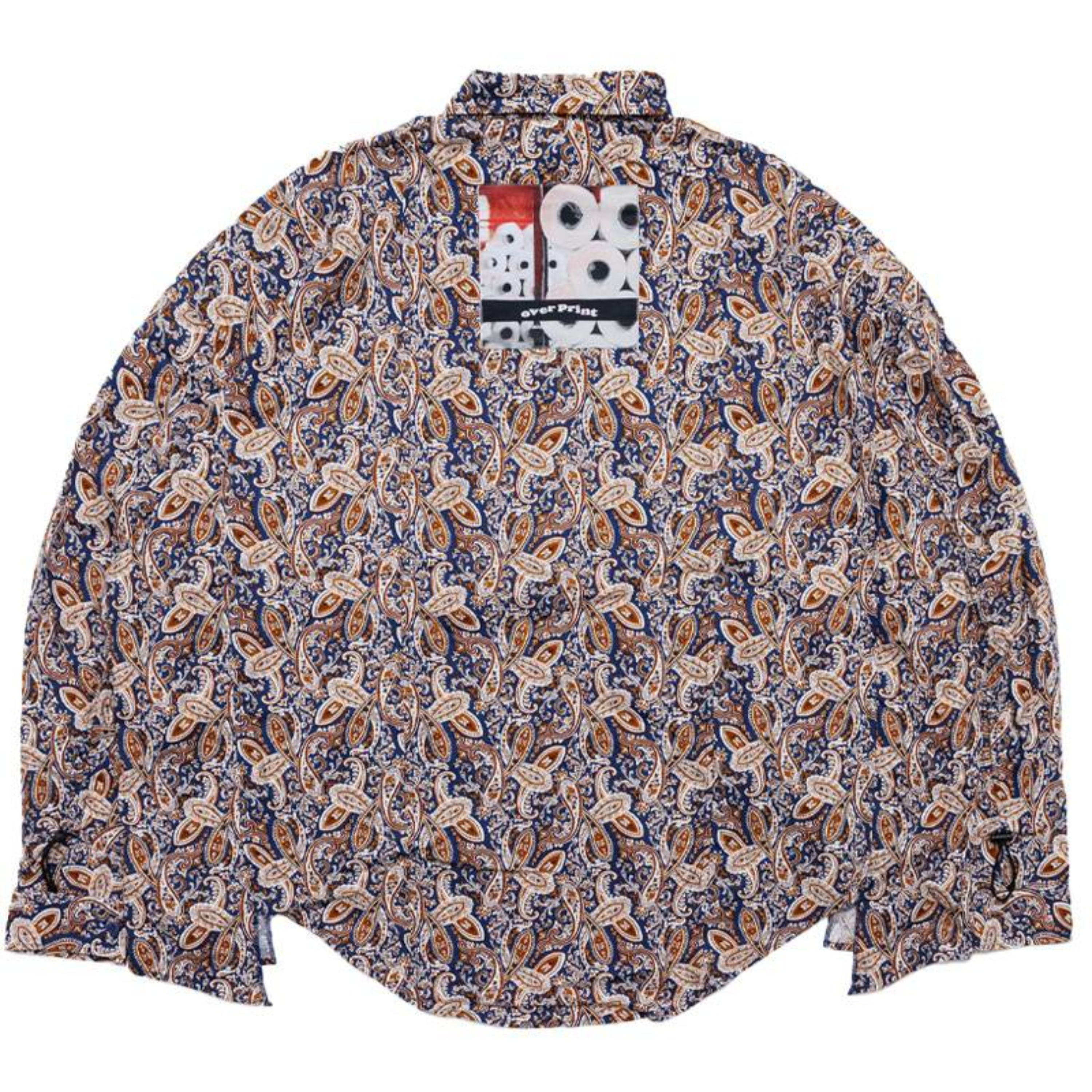 Over Print BREAK WIDE SHIRTS PAISLEY 滿版變形蟲寬版短袖襯衫