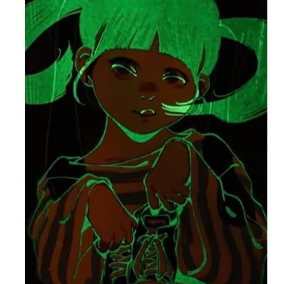 Over Print COTOH POP ART Tee Ver25 GLOW IN THE DARK