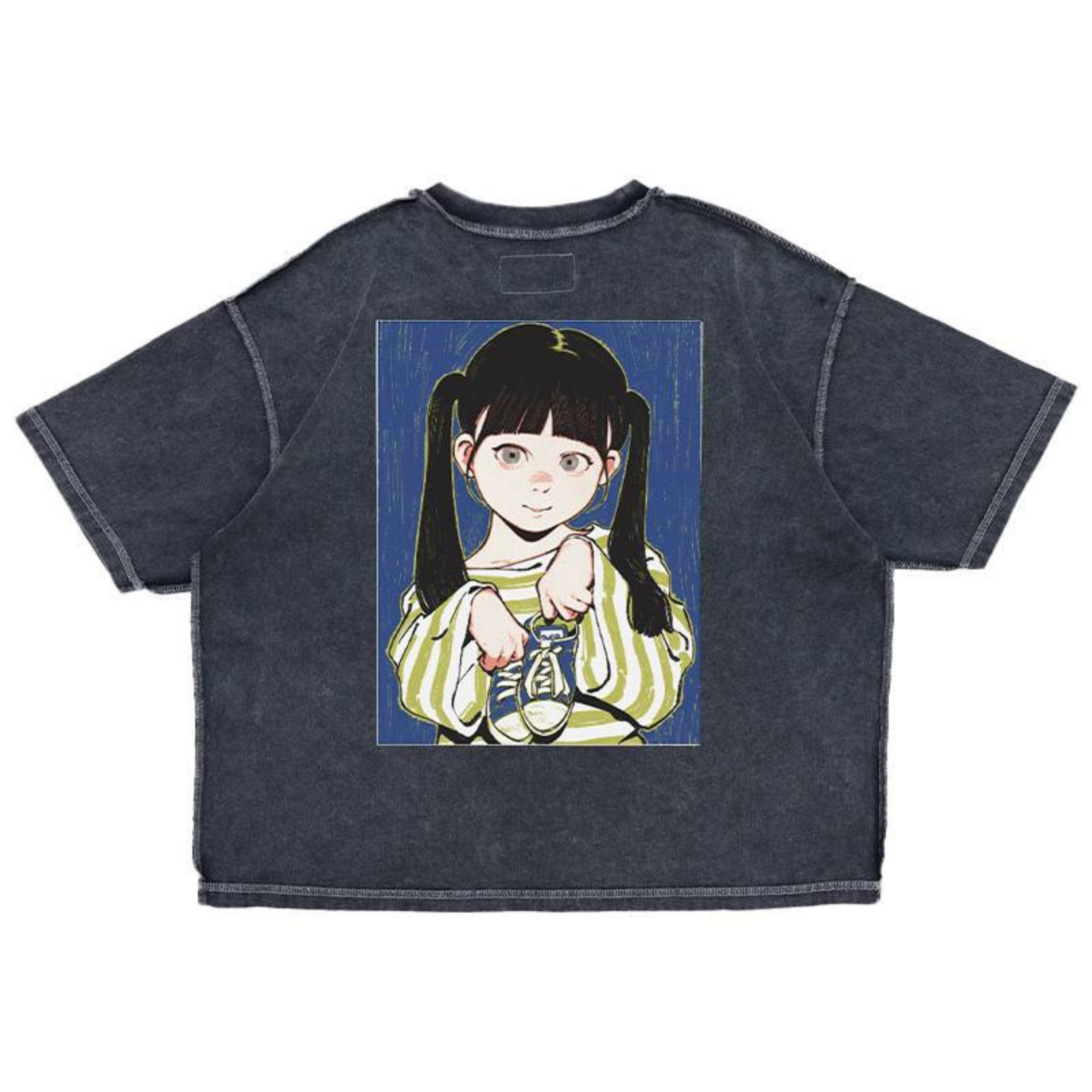 over print COTOH POP ART pigment Tee Ver25 GLOW IN THE DARK