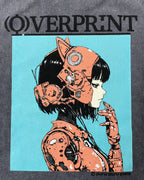 Over Print purupuru pigment Tee A
