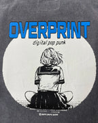 Over Print purupuru pigment Tee C