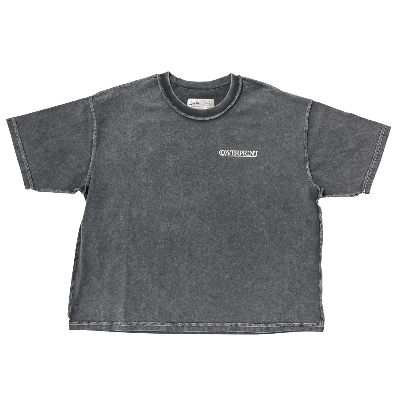 Over Print purupuru pigment Tee D