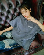 Over Print purupuru pigment Tee D