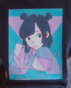 Over Print POP ART pigment Tee Ver15 GLOW IN THE DARK